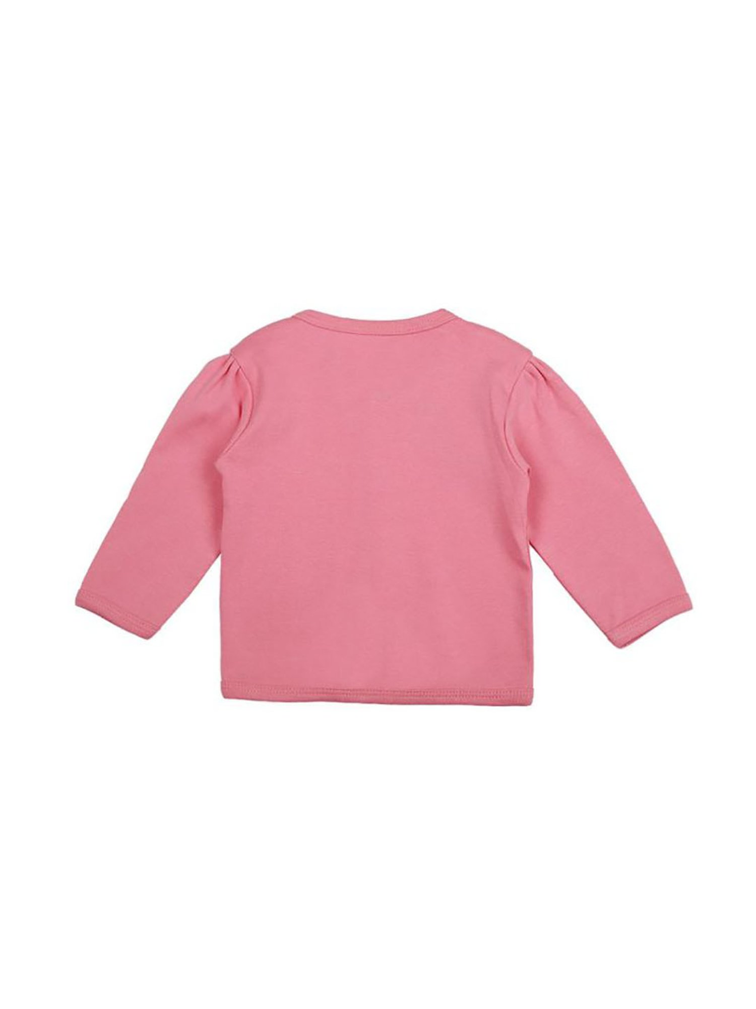 Mee Mee Kids White & Pink Printed Full Sleeves Jhablas (Pack Of 2)