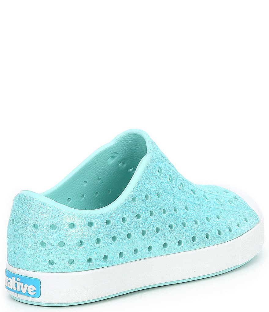 Native Girls' Jefferson Bling Glitter Slip-On Sneakers (Youth)