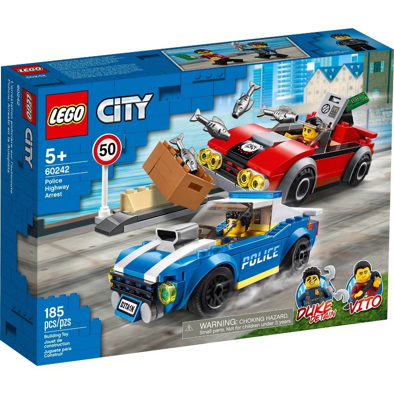 LEGO City Police Highway Arrest Building Set for Kids 60242