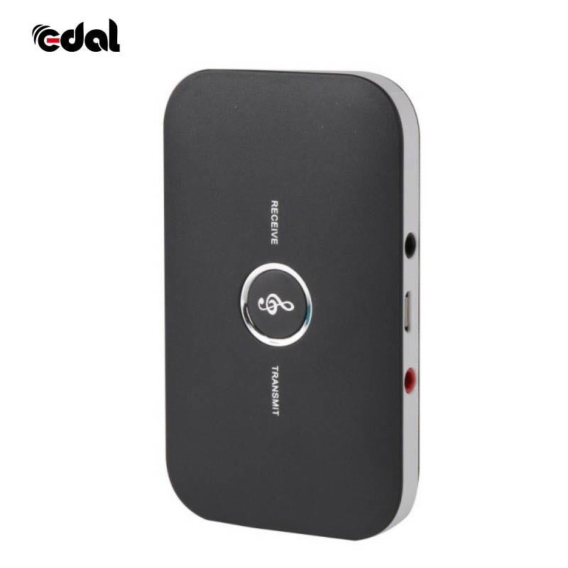 EDAL 2 in 1 Bluetooth Wireless Audio Receiver Transmitter Wireless A2DP Audio Adapter 3.5mm Jack Audio Connector for TV/PC/CD