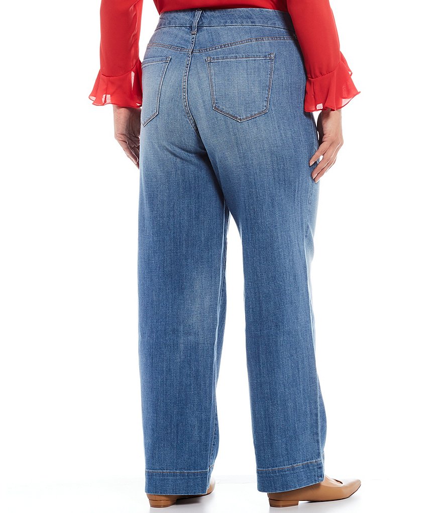 Democracy Plus Size Ab-Solution Capri Skimmer Jean