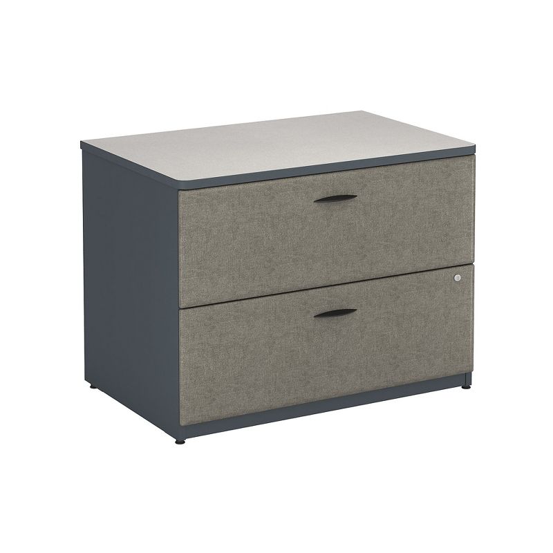 Bush Series A Slate 36W 2-Drawer Lateral File - Assembled WC84854PSU
