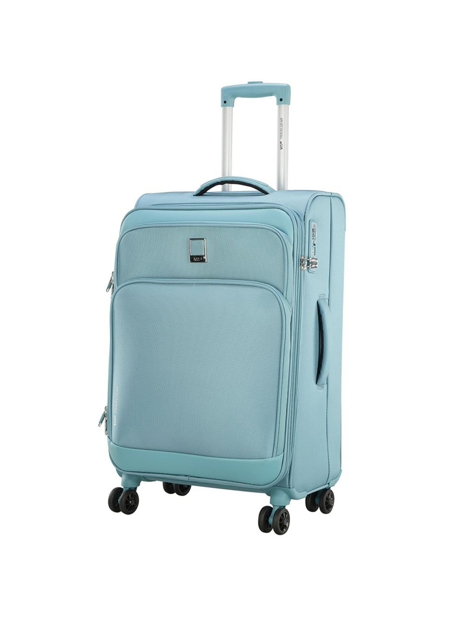 VIP Ultimus Green Solid Soft Medium Trolley Bag - 30 cm