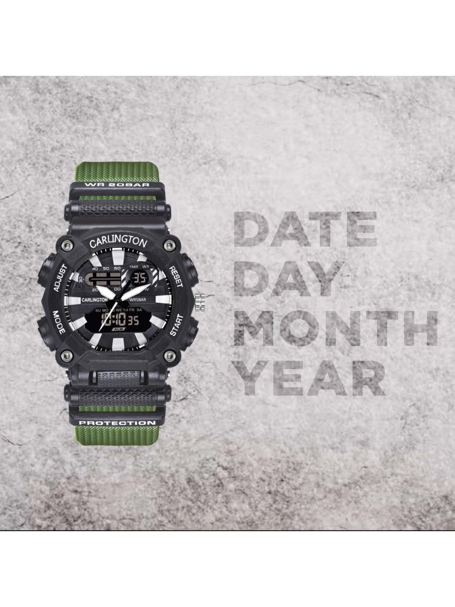 CARLINGTON Endurance 3311 Analog-Digital Watch for Men