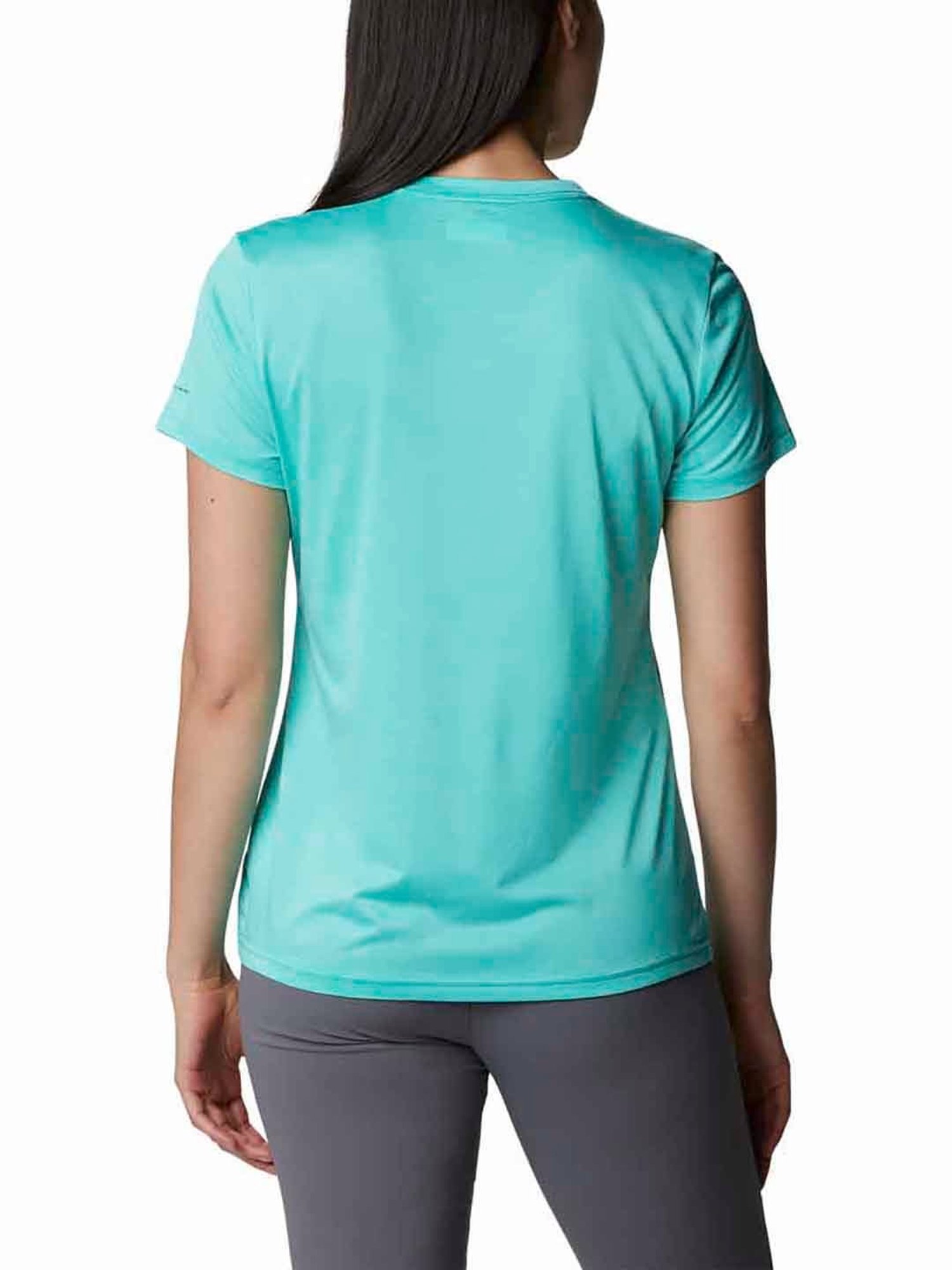Columbia Turquoise Hike SS Crew T-Shirt