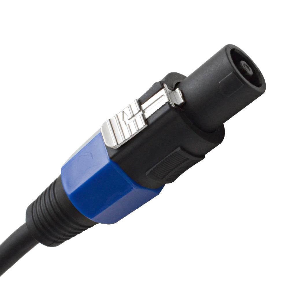 Seismic Audio - SASPT14-100-2Pack - Pair of 100 Foot Speakon to 1/4" PA DJ Speaker Cable - 2 Conductor - 14 Guage
