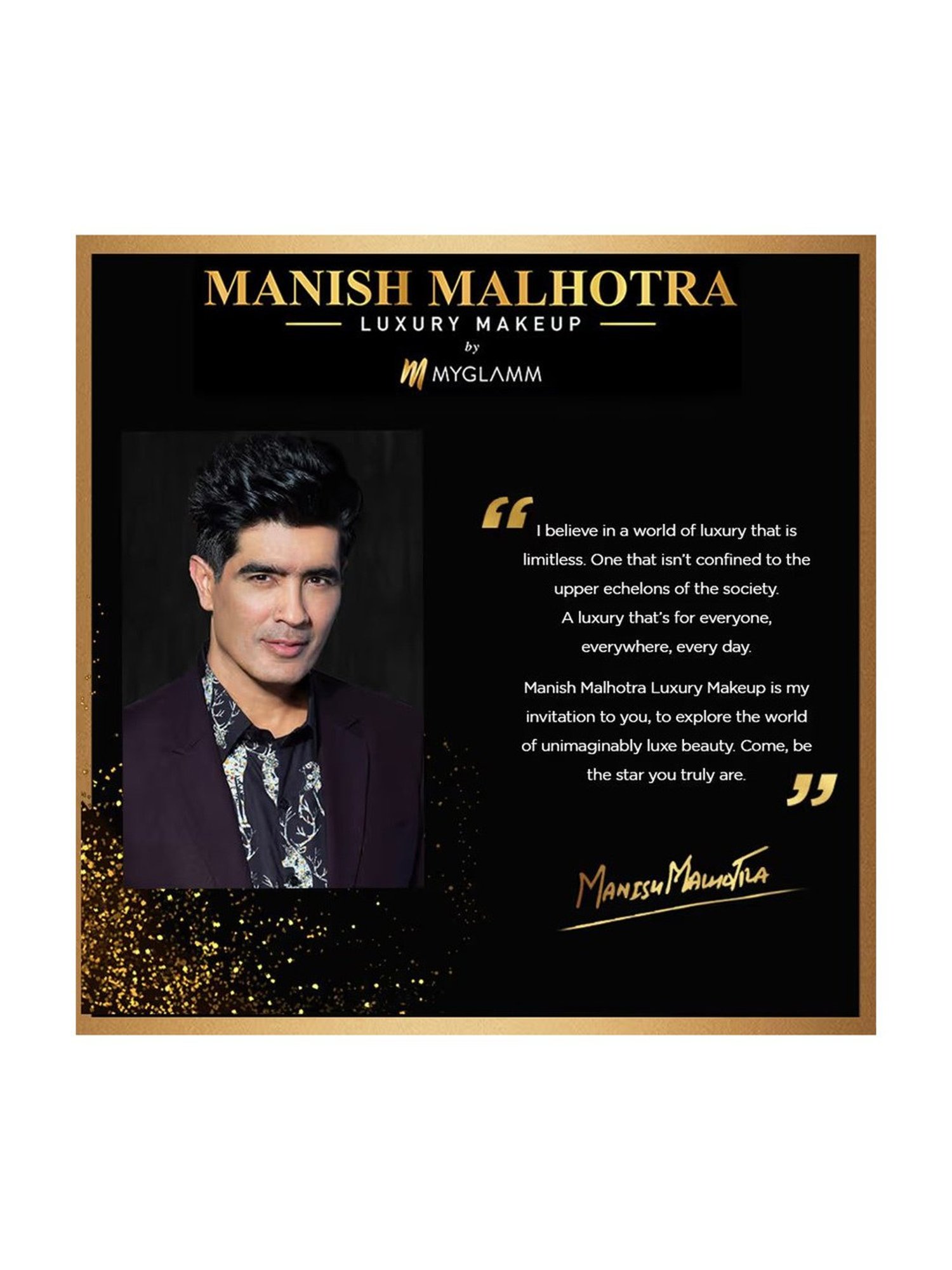 Manish Malhotra Beauty by MyGlamm Hi-Shine Lipstick Barely Nude - 4 gm