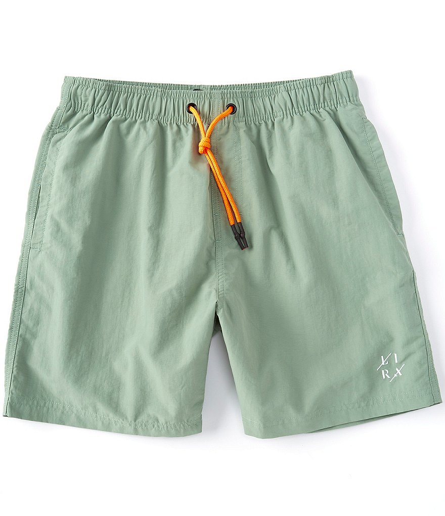 Lira Clothing 18#double; Outseam Elastic Waist Court Nylon Shorts