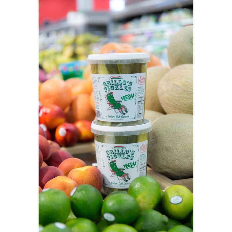 Grillo's Pickles Italian Dill Spears - 32oz