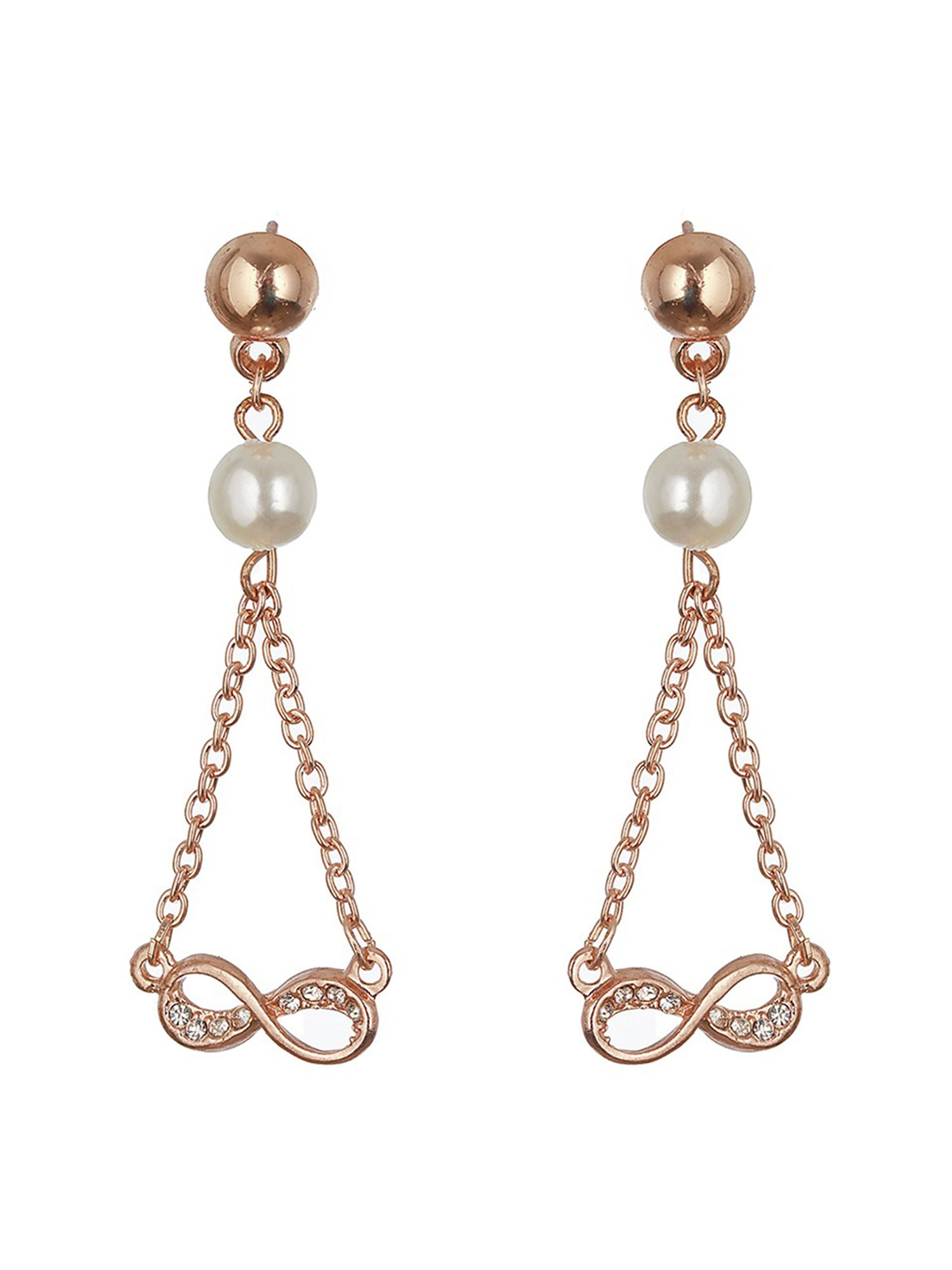 Aatmana Rose Gold Plated Classic Drop Earrings