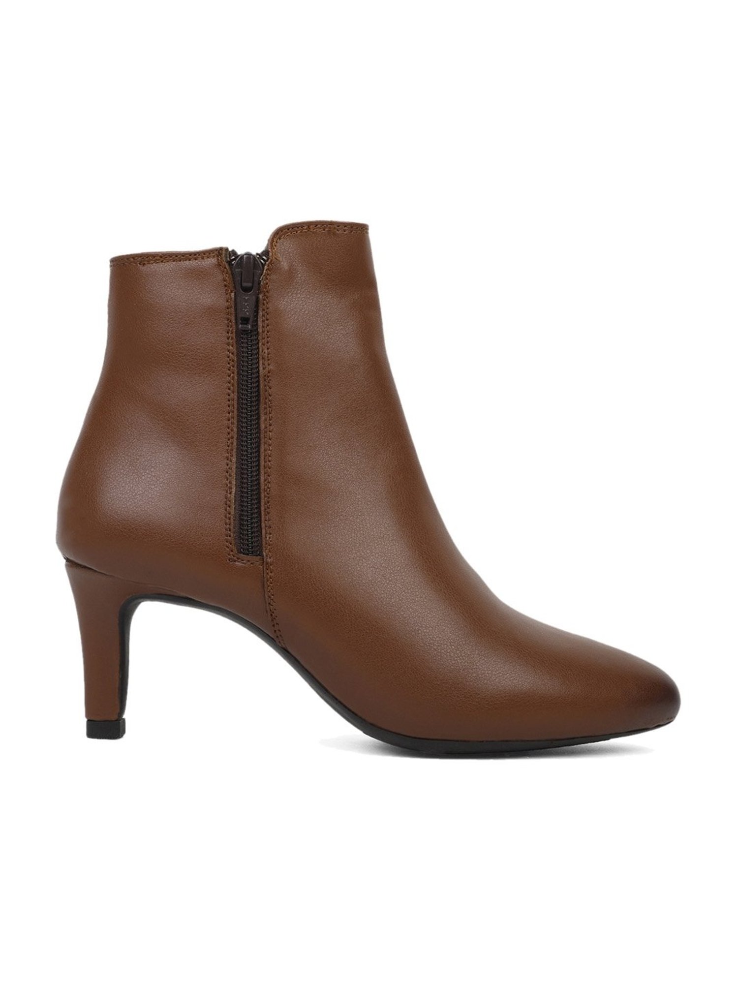 Elle Women's Brown Stiletto Booties