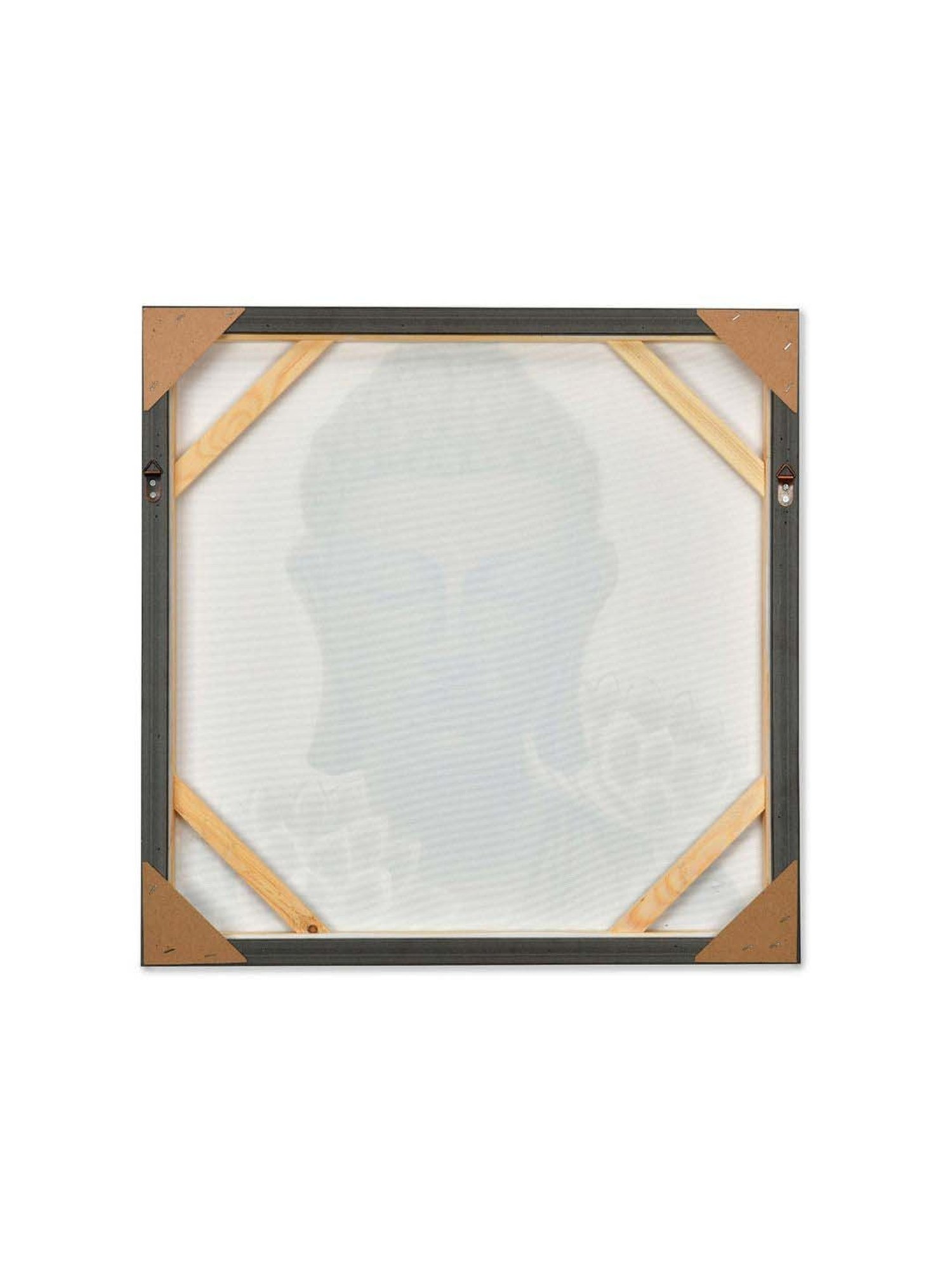 @home Multicolor Canvas Buddha With Flower Wall Painting