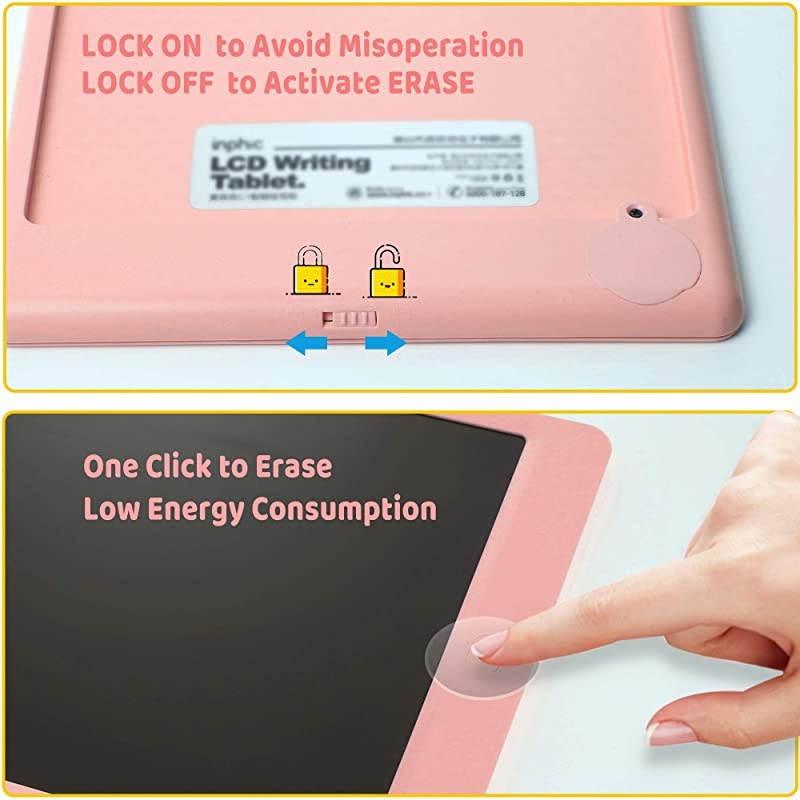 LCD Writing Tablet Colorful Screen 10 inch Electronic Writing amp Drawing Doodle Board Kids Drawing Tablet Writing Pad amp Memo Board for Kids and Adults