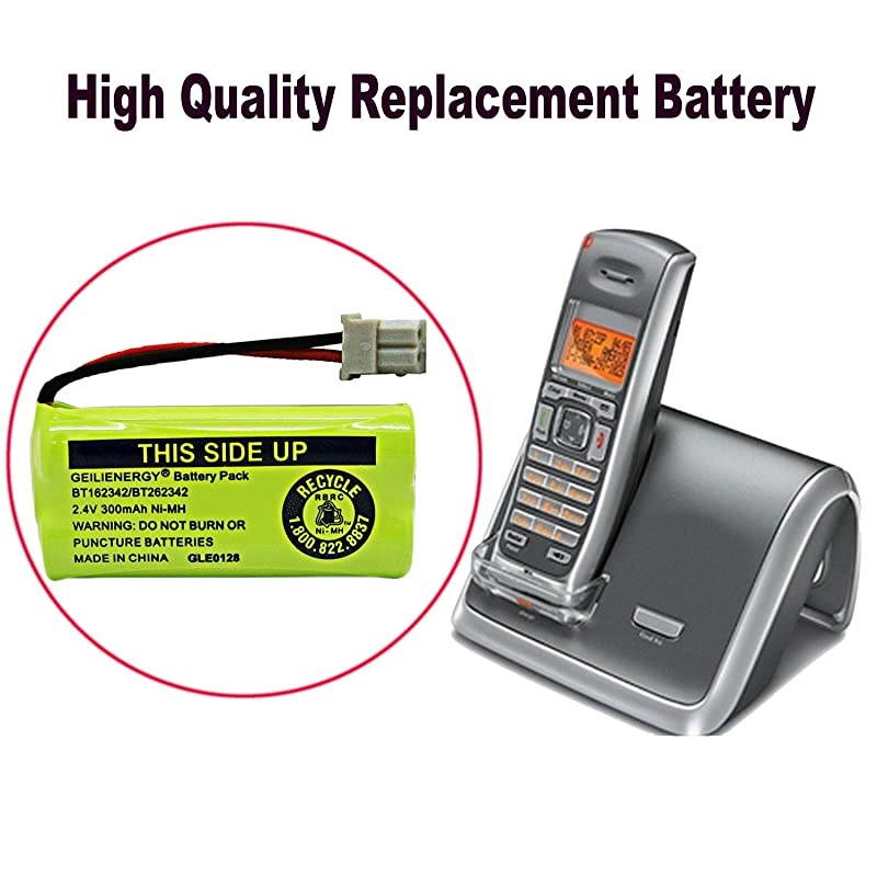 24V 300mAh NIMH BT183342 BT283342 BT162342 BT262342 BT166342 BT266342 Battery Compatible with Vtech CS6719 CS6419 CS6649 DS6151 atT CL4940 EL52300 Cordless Phone Pack of 4