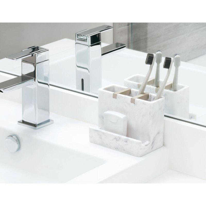 Dakota Vanity Center White - iDESIGN