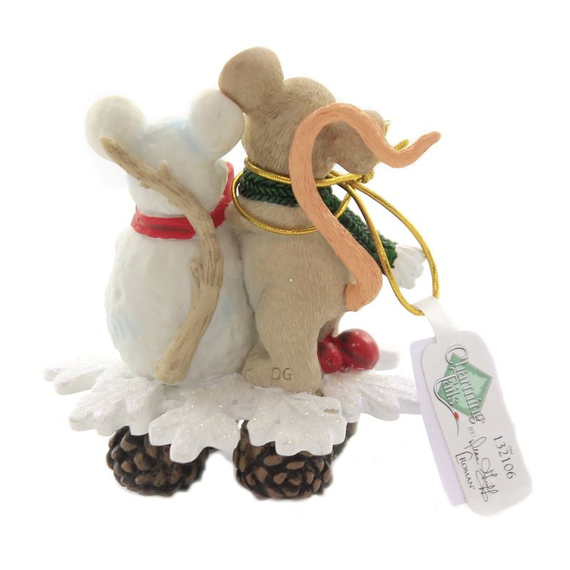 Charming Tails 3.25" Snow Happy To Share The Journey With You Dean Griff  -  Decorative Figurines