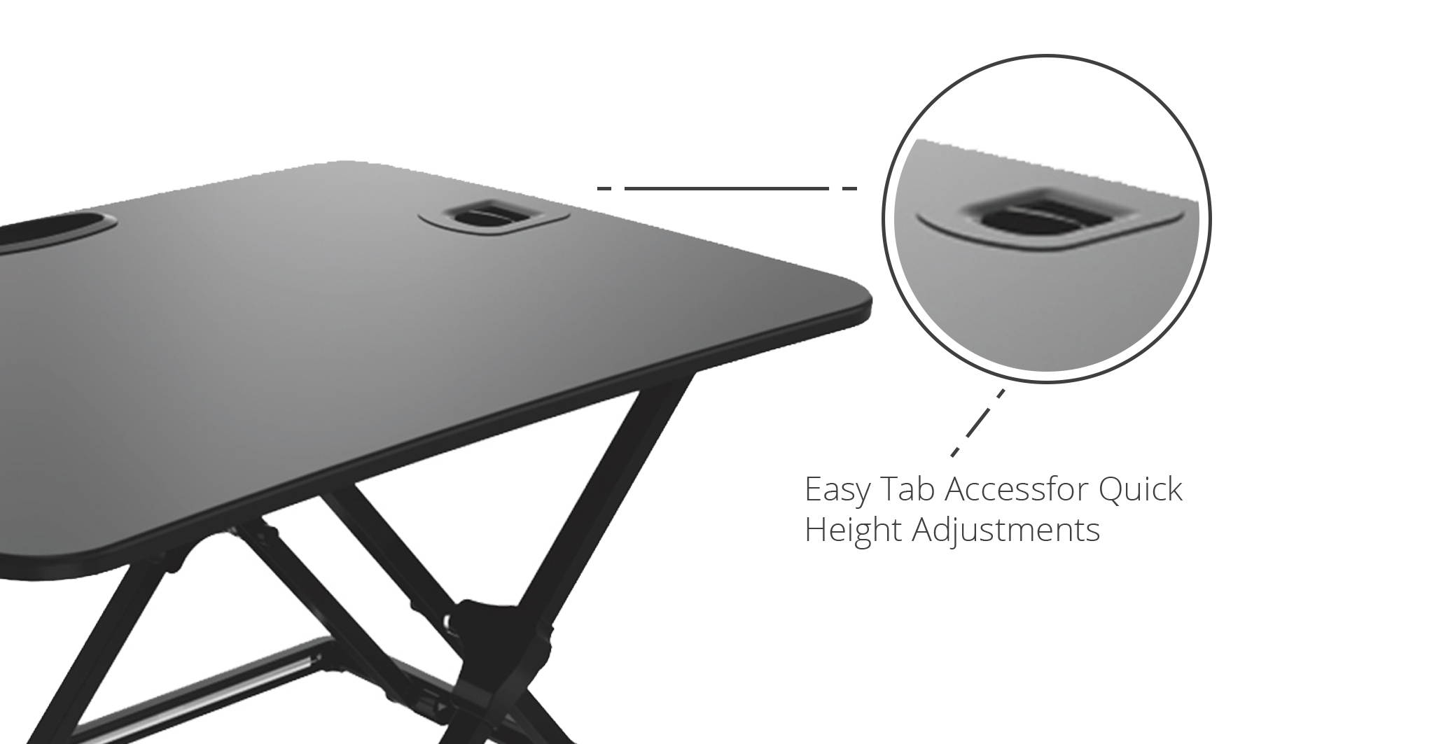 TygerClaw Height Adjustable Standing Desk