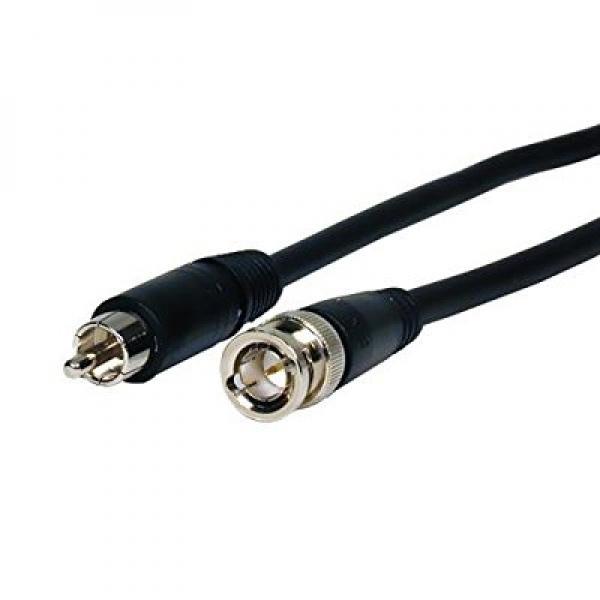 Premium High Resolution BNC to RCA Video Cables Length: 15'