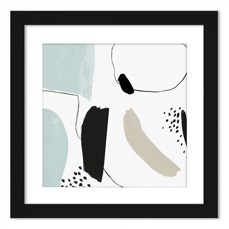 21" x 21" Weaving I by Mike Schick Framed Wall Art Print - Amanti Art