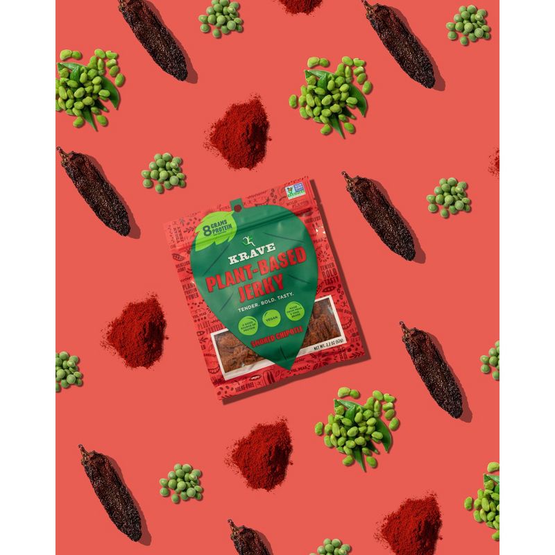 Krave Smoked Chipolte Plant Based Jerky - 2.2oz