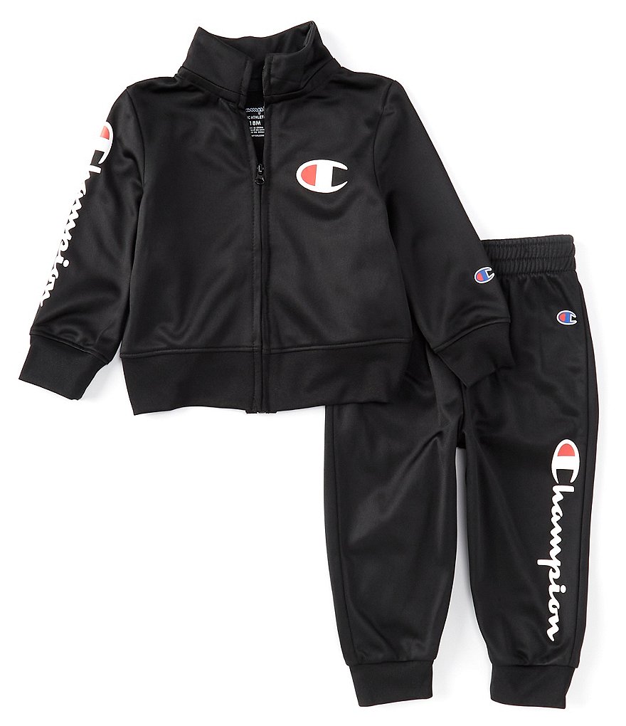 Champion Baby Boys 12-24 Months Script Track Jacket & Pant Tricot Set