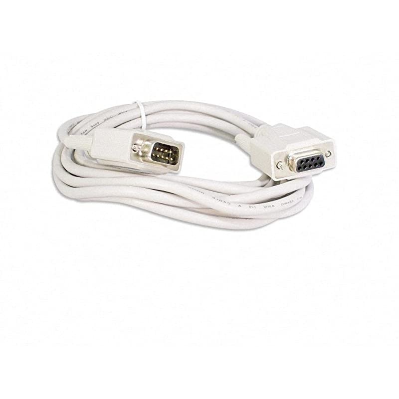 10 Foot DB9 9 Pin Serial RS232 MaleFemale Extension Cable