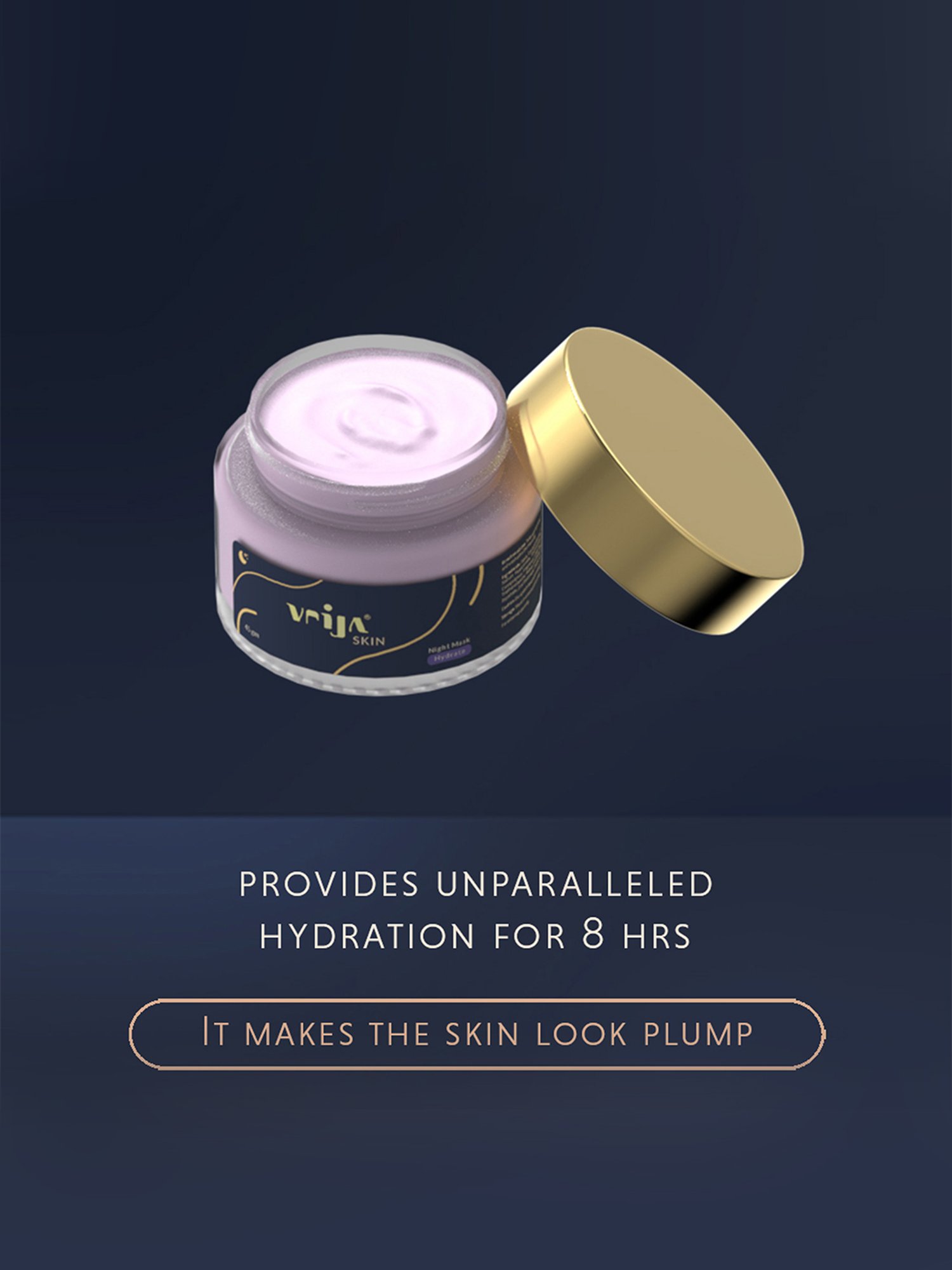 Vrija Hydrate Night Mask for Men & Women - 45 gm