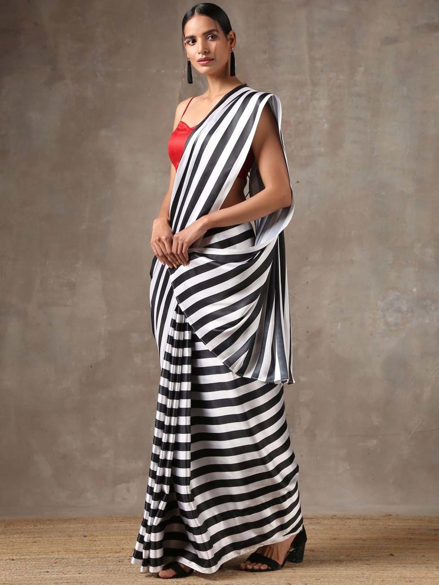 Swtantra Red Plain Readymade Blouse