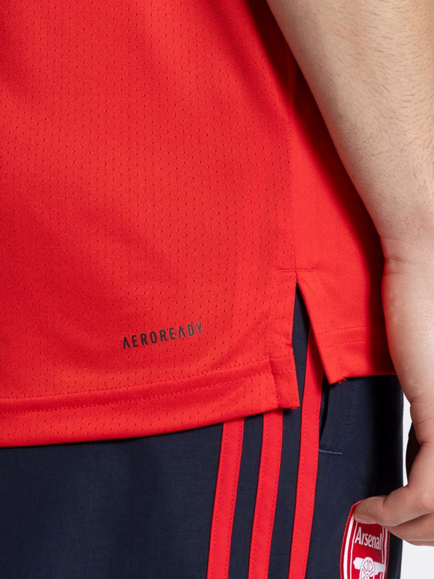 Adidas Red Regular Fit Sports T-Shirt