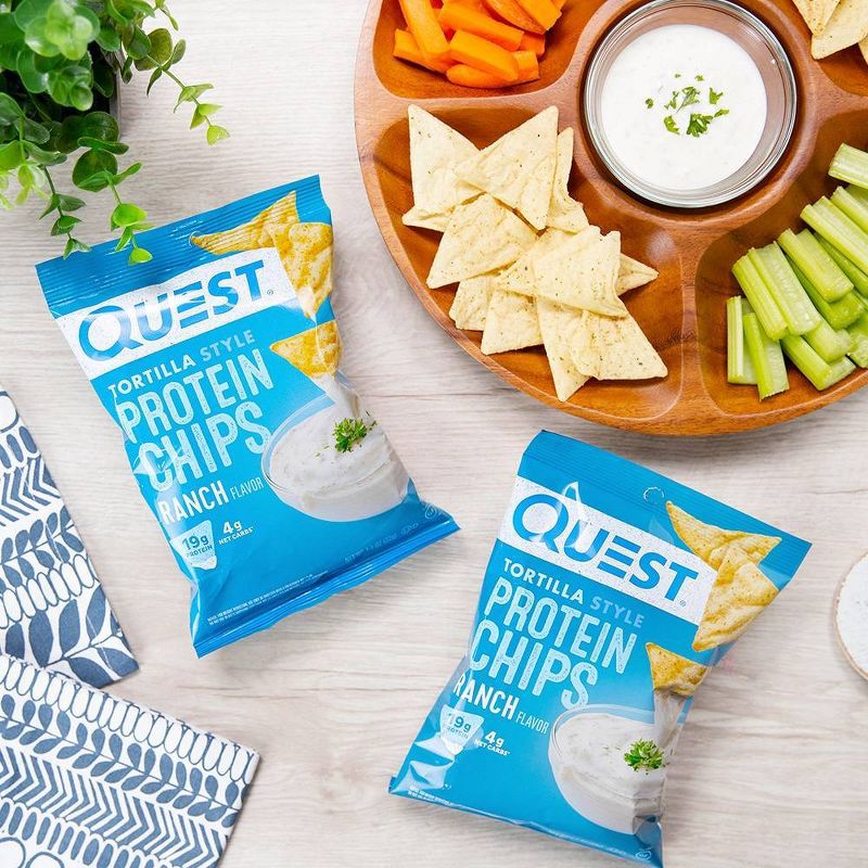 Quest Tortilla Style Protein Chips - Ranch - 4ct/4.5oz