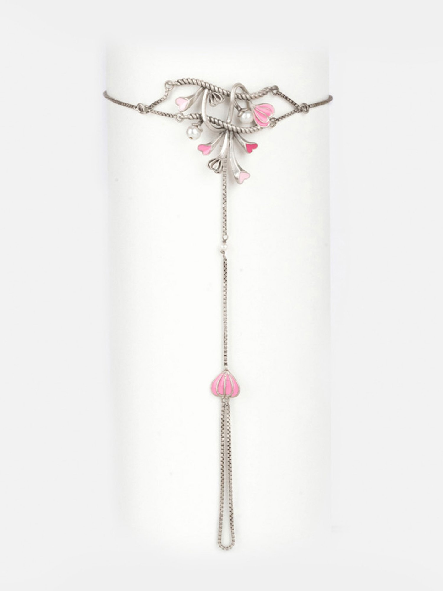 Shaya 92.5 Sterling Silver For the Love of Learning Heart Bracelet for Women