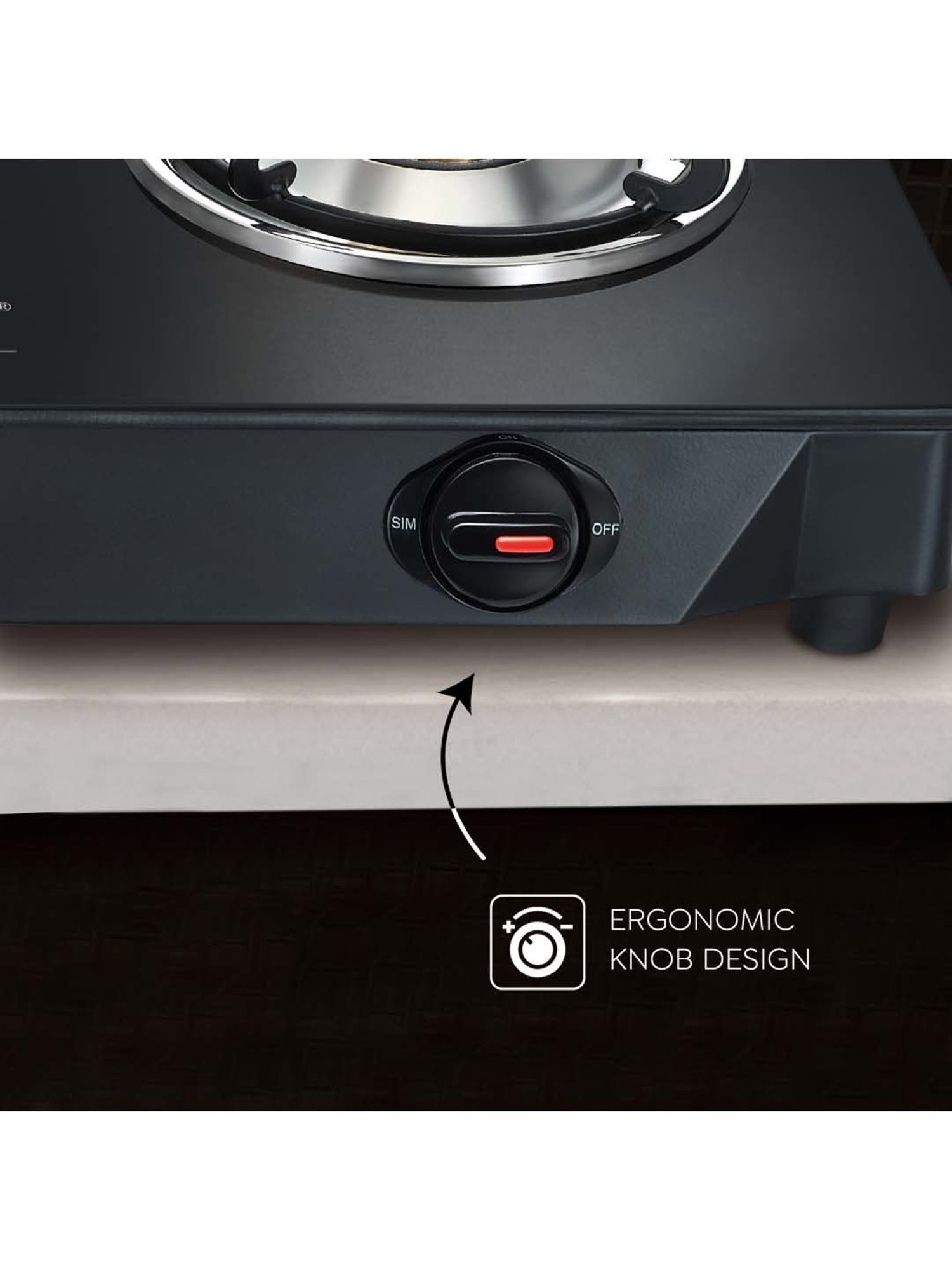 JUDGE Optima Plus Black Glass Induction 1600W Cooktop