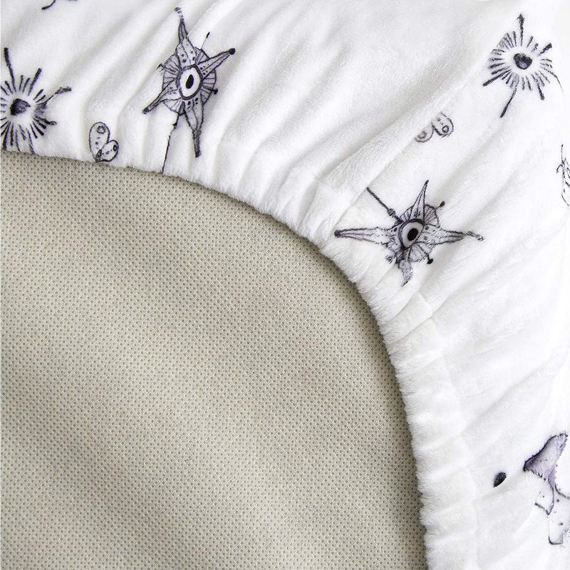 JumpOff Jo Waterproof Fitted Changing Pad Cover - Soft Plush Minky Fabric - Bears