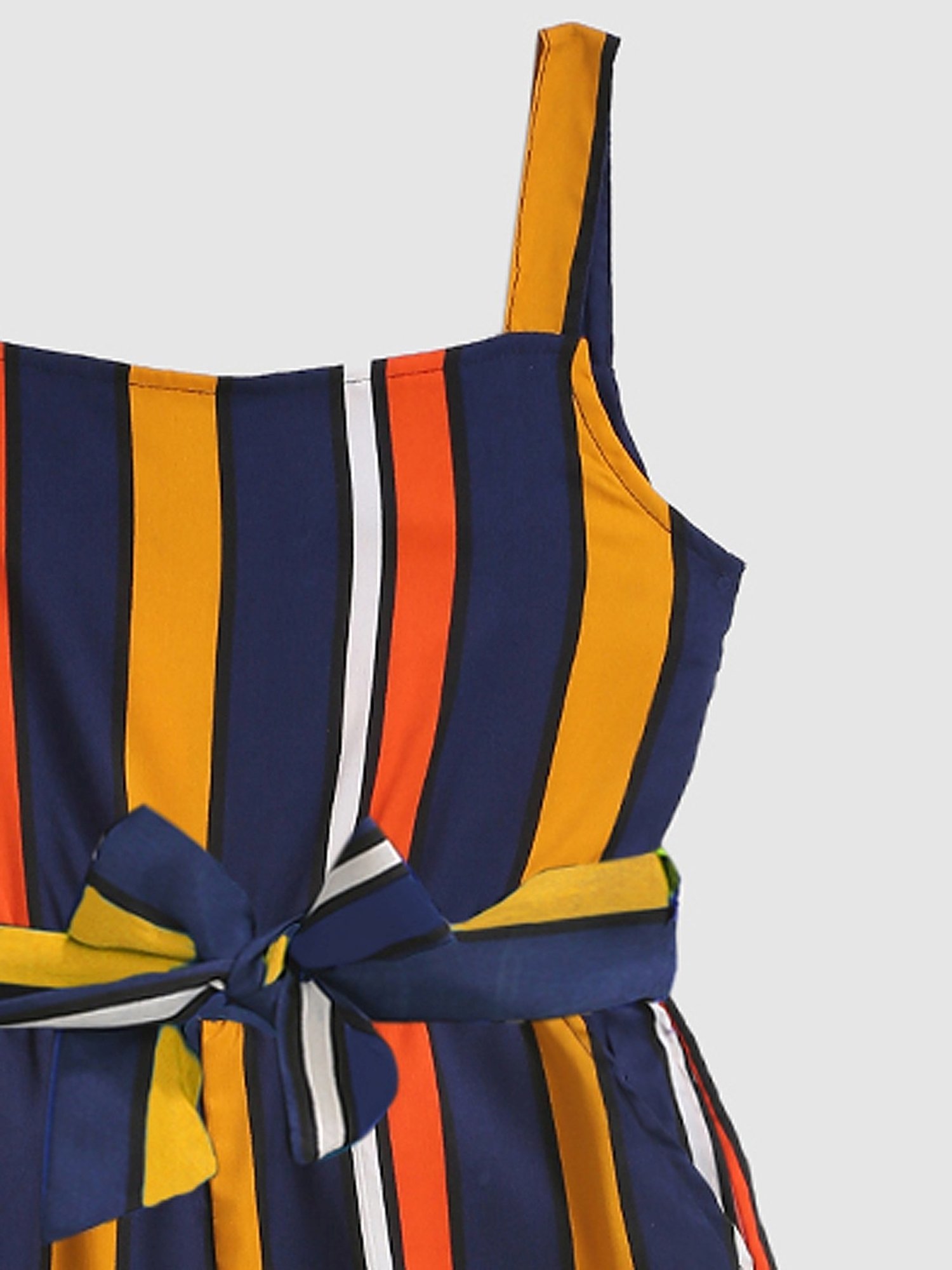 Kids Craft Multicolor Striped Jumpsuit