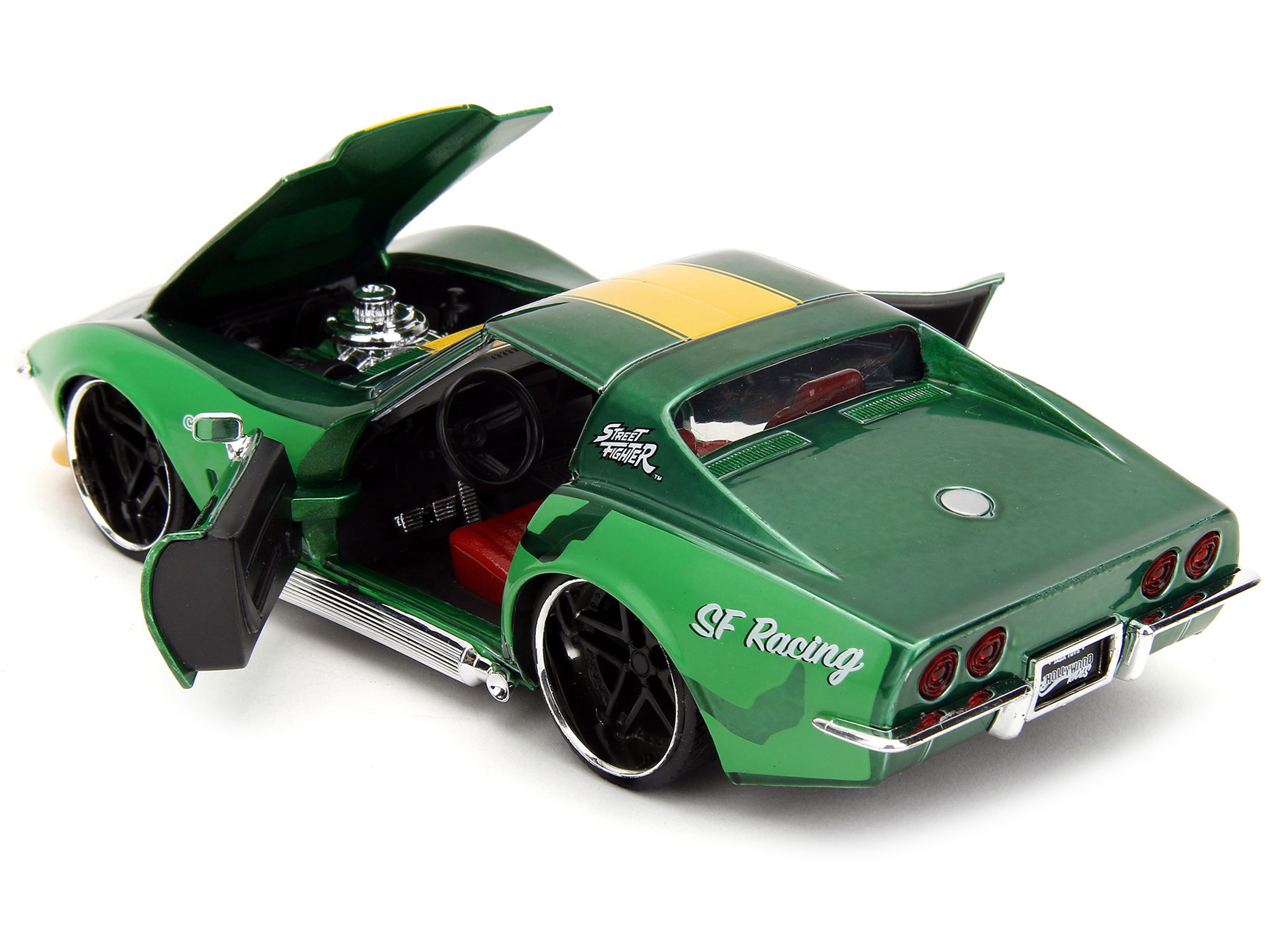2016 Chevrolet Corvette Crosshairs Green From "Transformers" Movie 1/24 Diecast Model Car by Jada Metals