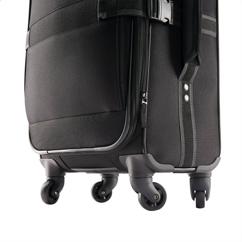 American Tourister 22.5" Softside Carry On Spinner Suitcase - Black