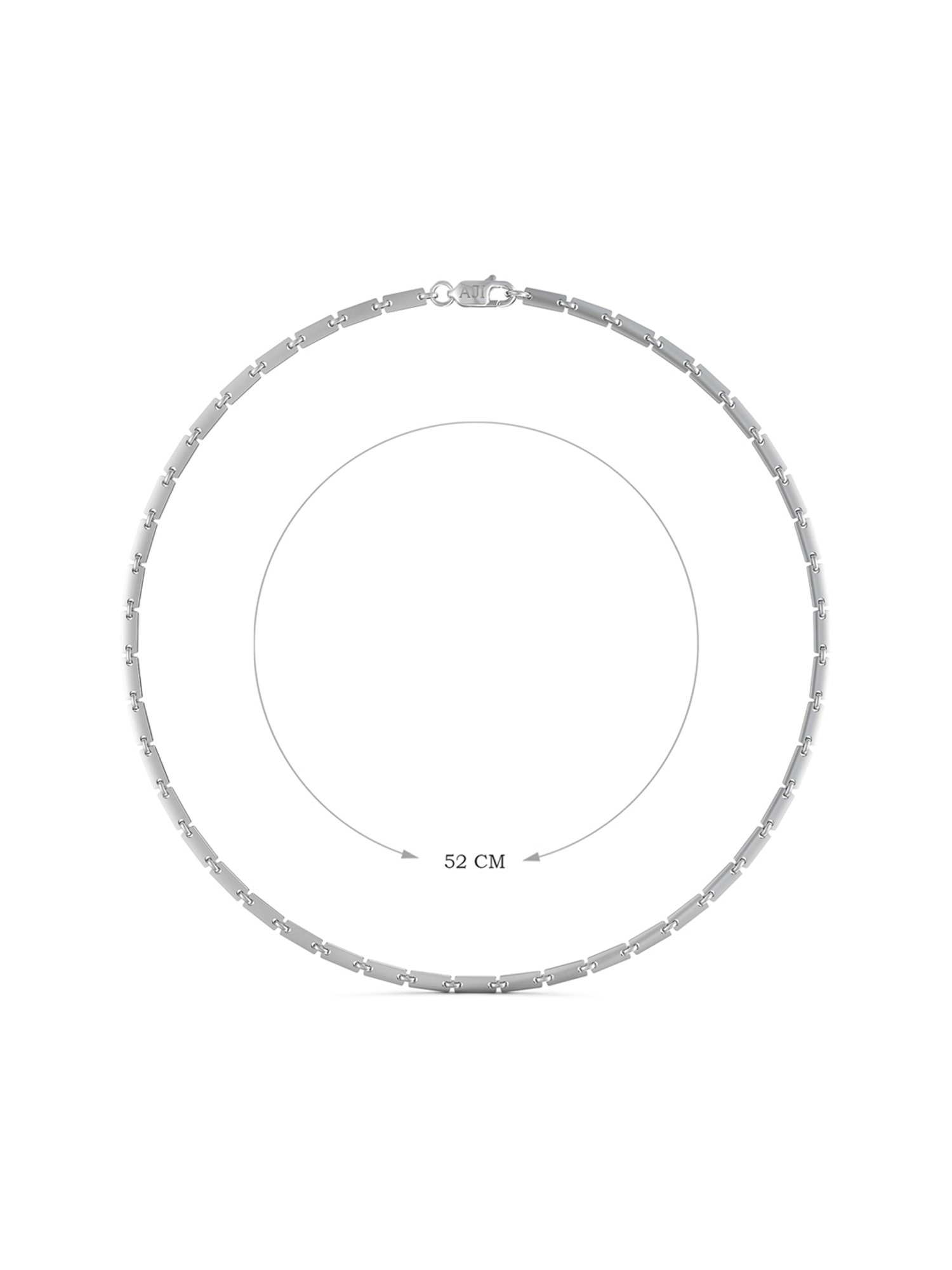 Joyalukkas 92.5 Sterling Silver Exquisite Silver Chain for Men