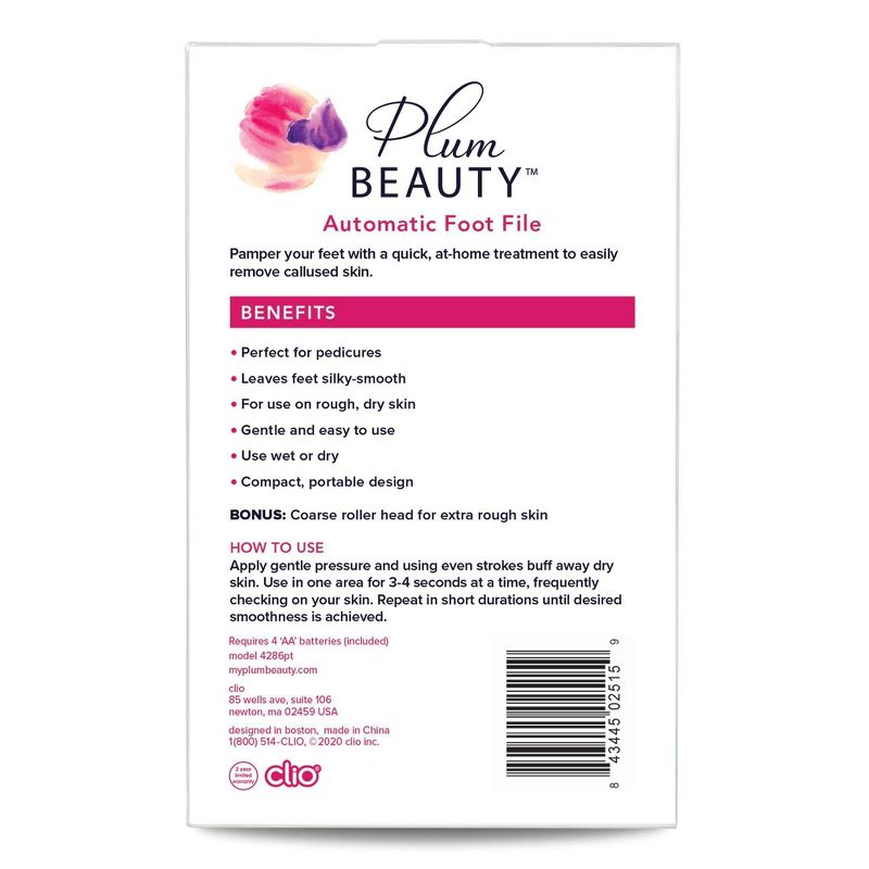 Plum Beauty Automatic Foot File