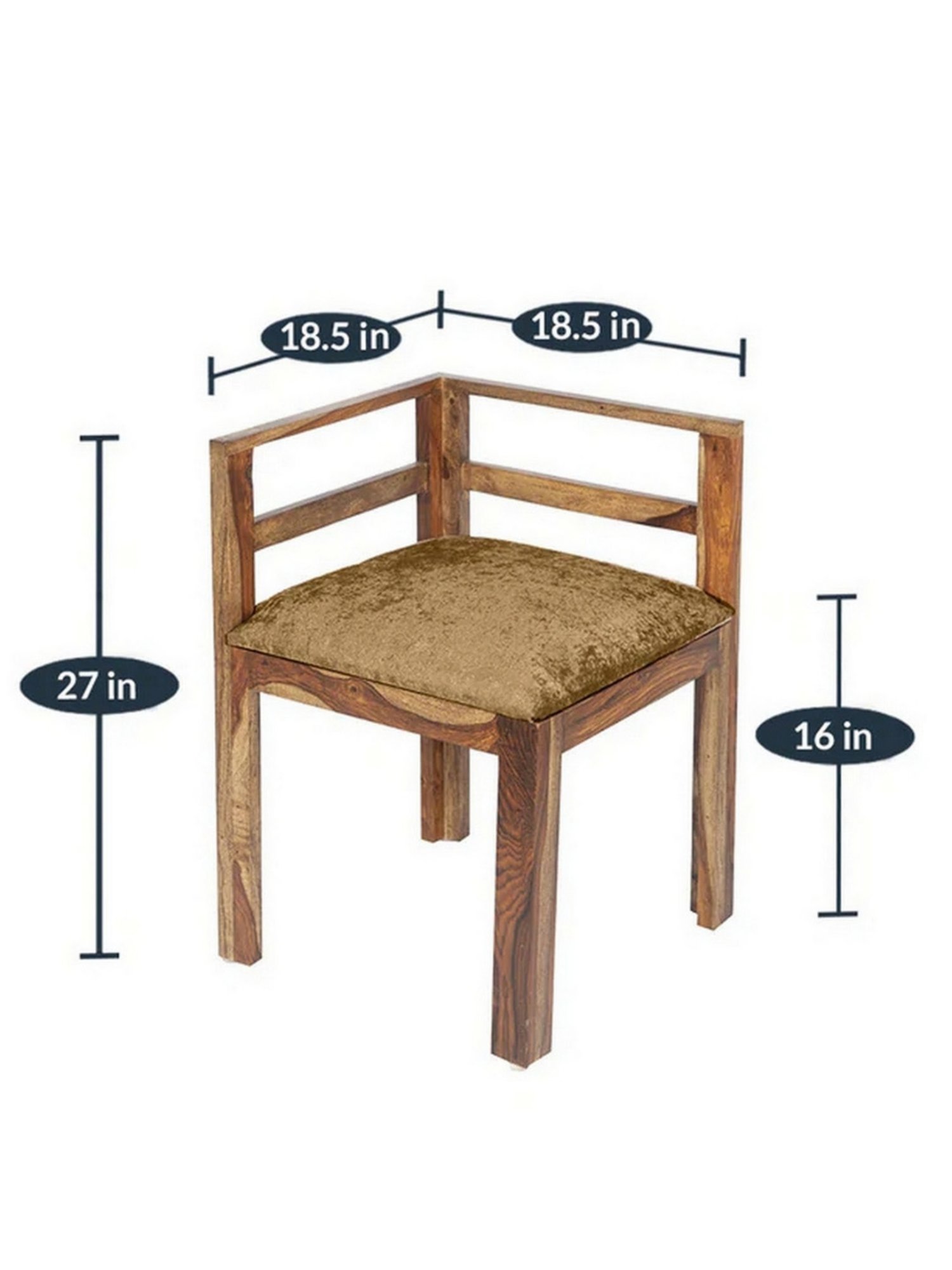 Nilkamal Olivia Brown Solid Wood - Rubberwood 6 Seater Dinning Table set