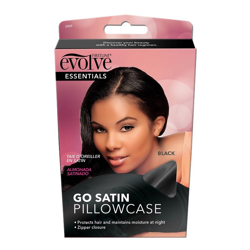 Evolve Products Satin Pillowcase - Black