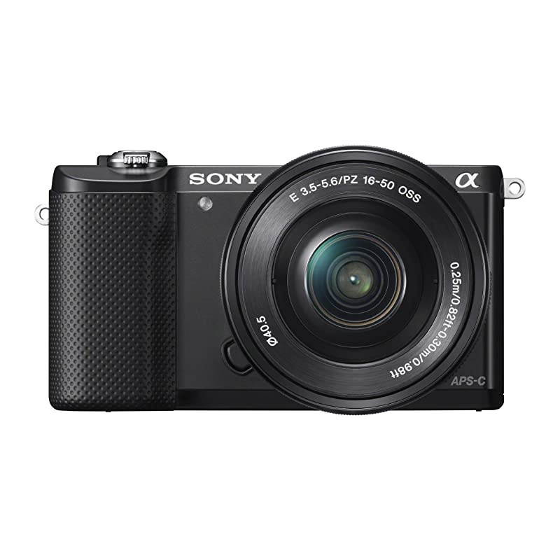 Alpha a5000 Mirrorless Digital Camera with 16-50mm OSS Lens (Black)