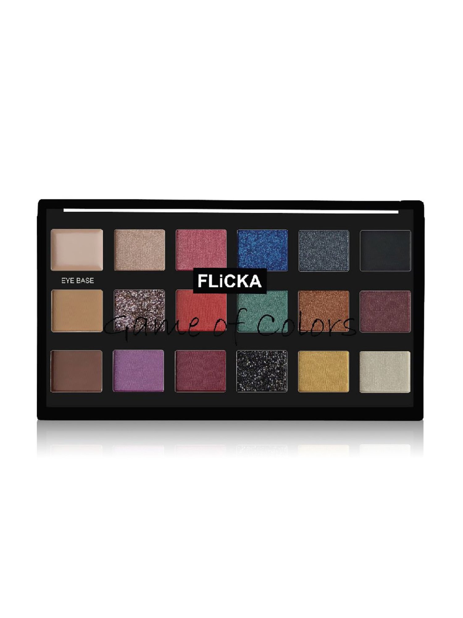 FLiCKA Game Of Colors Eyeshadow Palette 02 On Demand - 18 gm