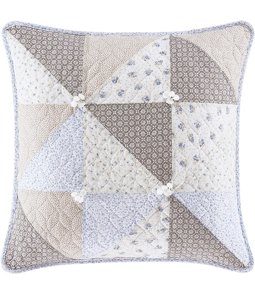 Piper & Wright Paige 20#double; Square Floral Decorative Pillow
