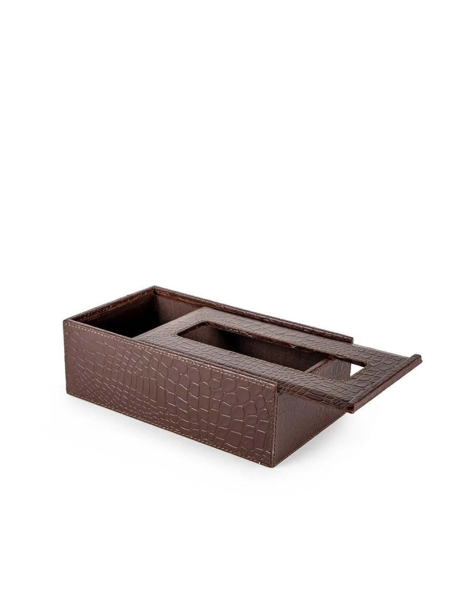 Art Street Pink Engineered Wood Rectangle Tissue Paper Napkin Box