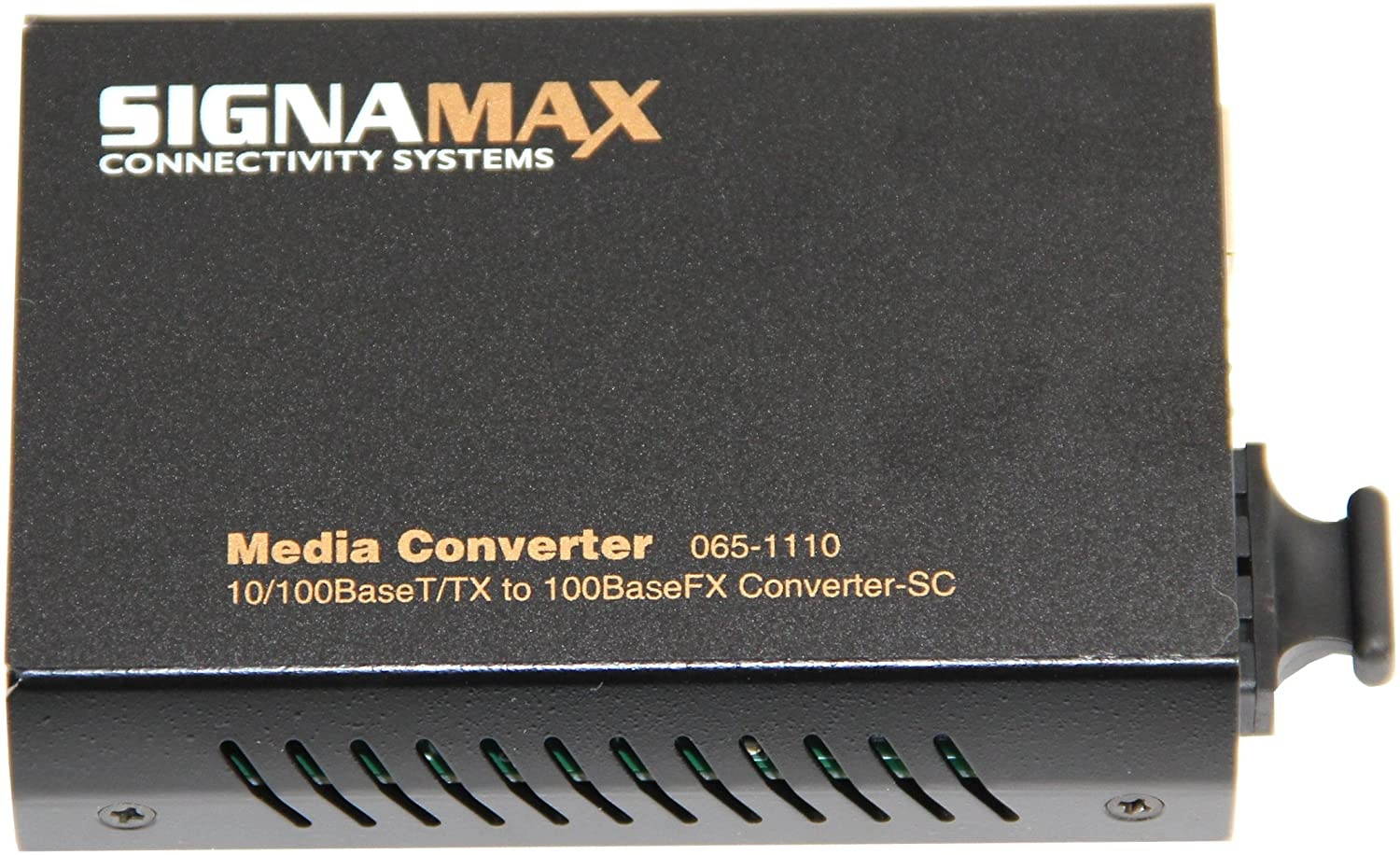 SignaMax 10/100BaseT/TX to 100BaseFX Media Converter, Multimode/SC, 2km
