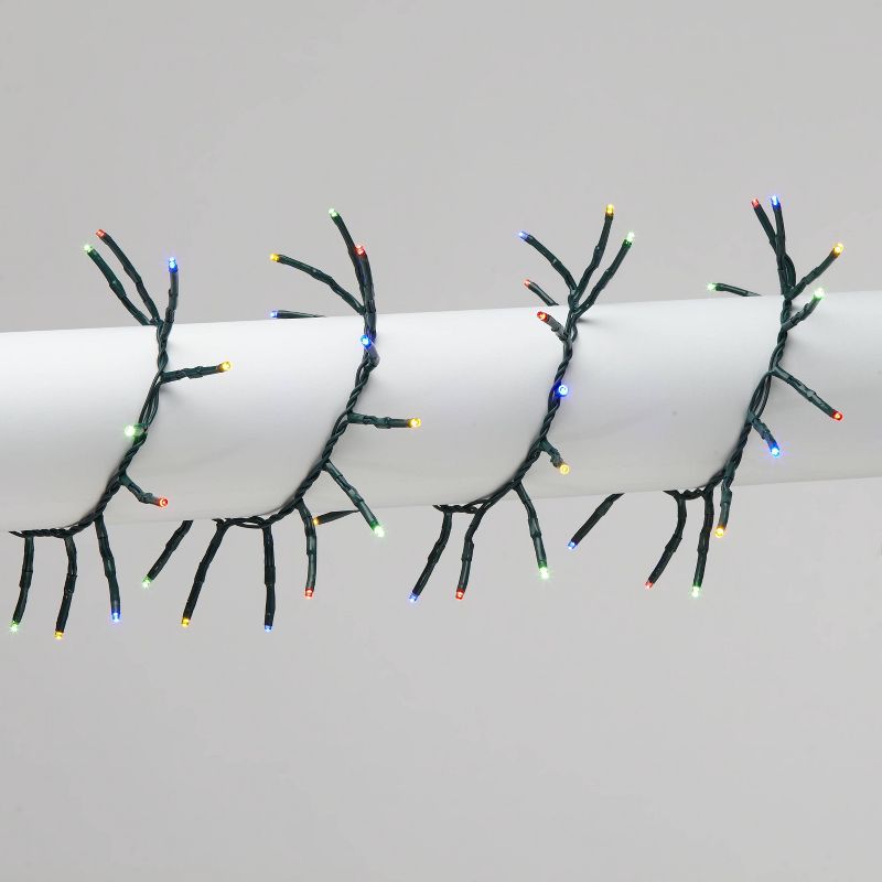 Christmas Garland String Lights 150ct LED Multicolored with Green Wire - Wondershop™