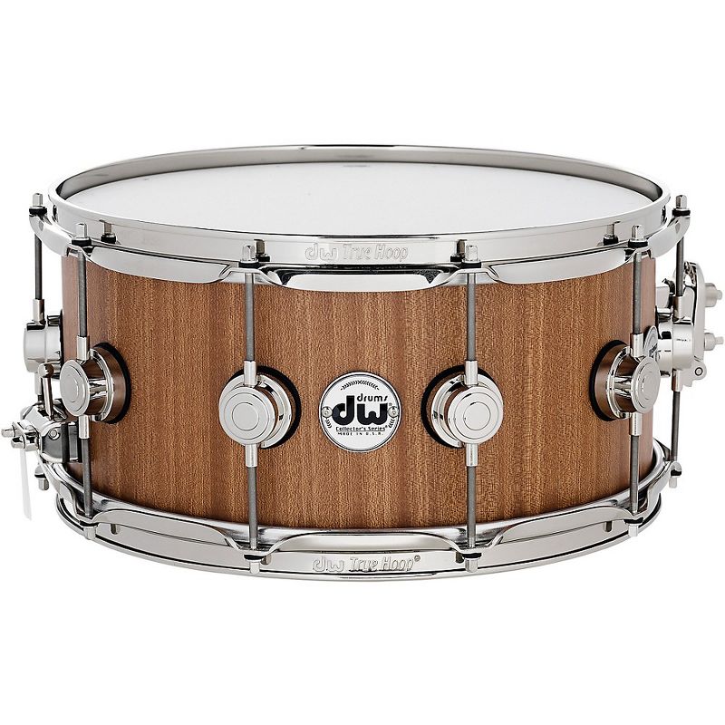 DW Cherry Mahogany Natural Lacquer with Nickel Hardware Snare Drum 14 x 6.5 in. 14 x 6.5 in.