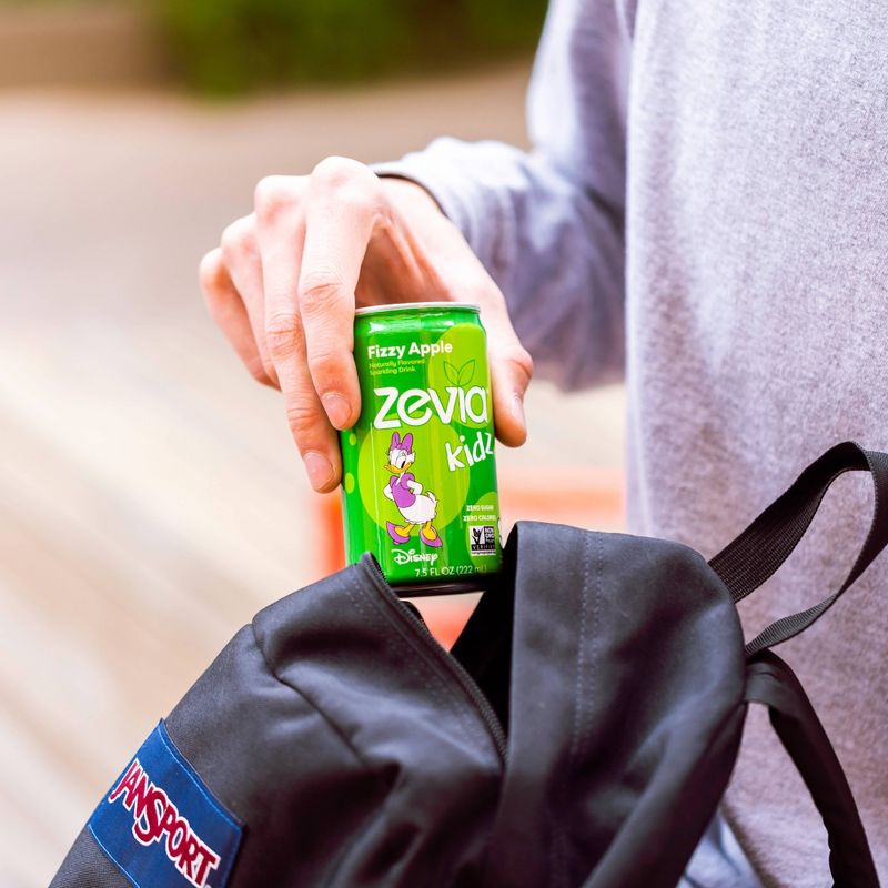 Zevia Kidz Fizzy Apple Zero Calorie Soda - 6pk/7.5 fl oz Cans