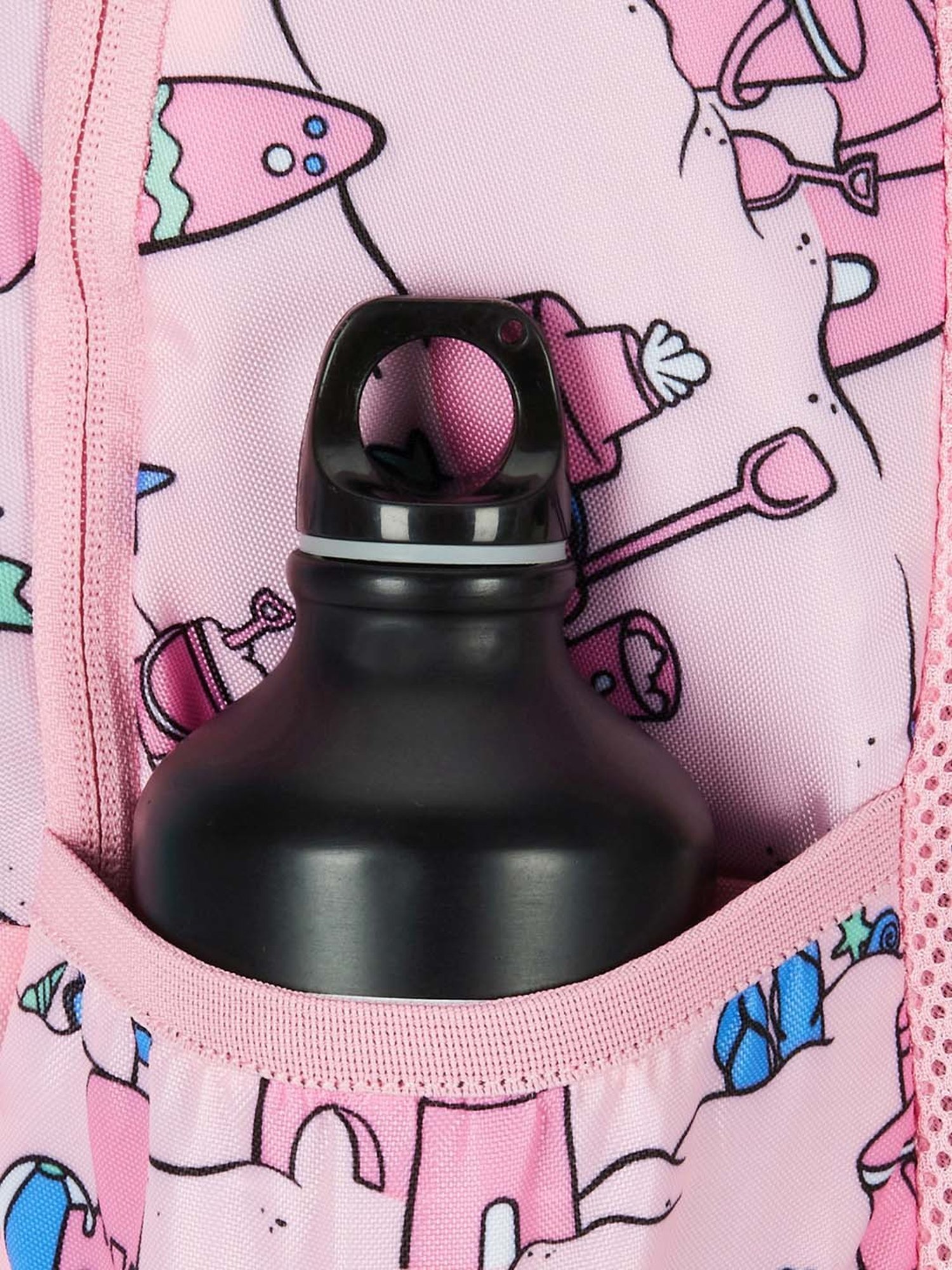 Wiki 24 Ltrs Pink Medium Backpack