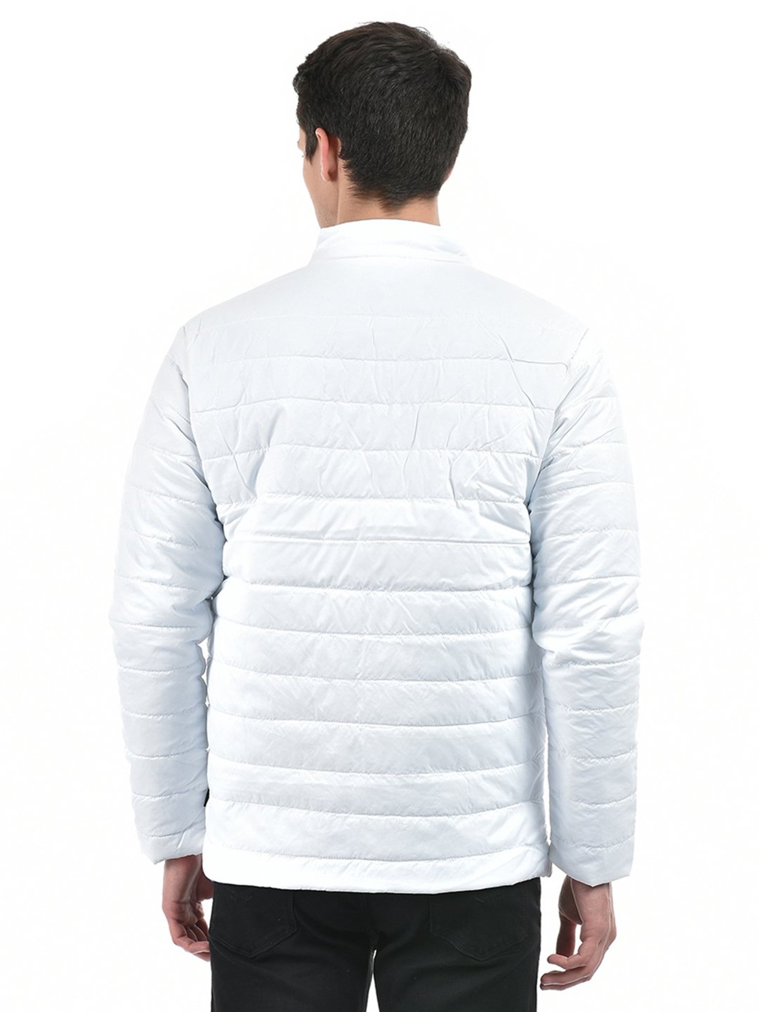 Integriti White & Ink Blue Regular Fit Reversible Jacket